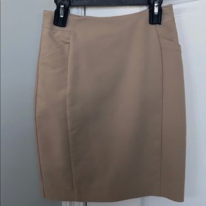 H&M tan pencil skirt
